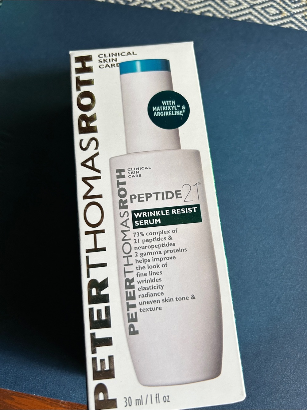 Peter Thomas Roth White and Teal Peptide 21 Wrinkle Resist Serum